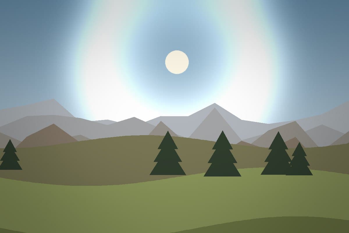 Panoramic Cascade Range vista