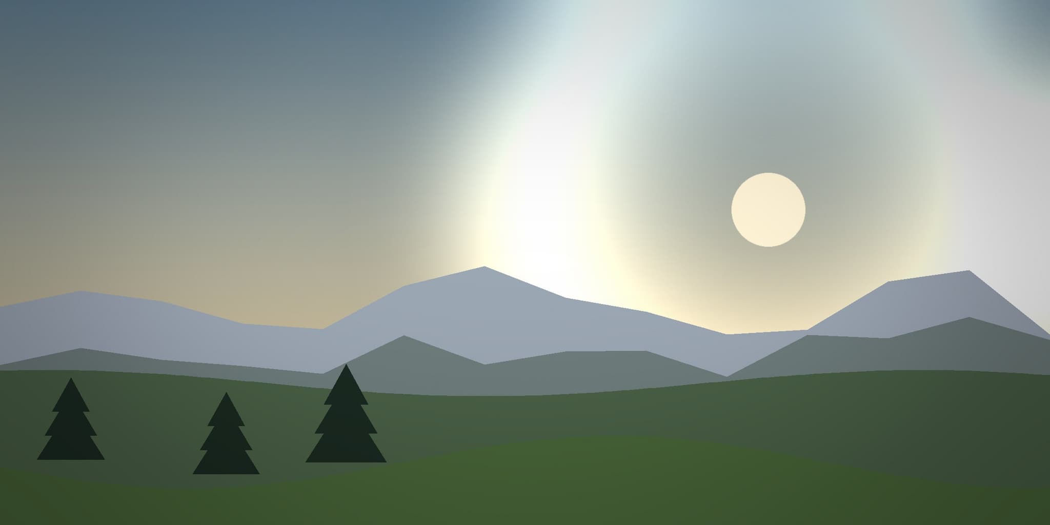 High desert golf landscape at golden hour near Bend, Oregon
